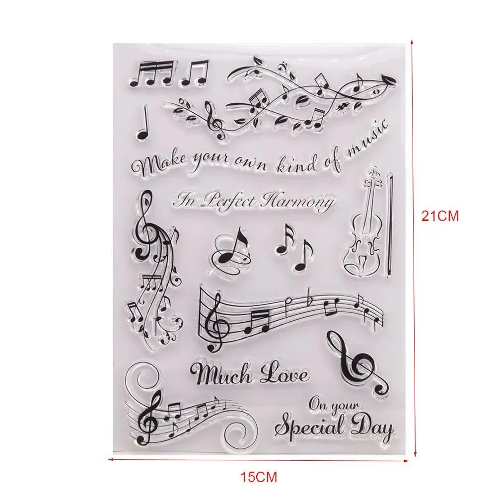 Note Sheet Music Transparent Seal Clear Stamps Silicone Tpr Production Stamps Scrapbook Card / Seal DIY Album Roller T6N1 A7H5
Note Sheet Music Transparent Seal Clear Stamps Silicone Tpr Production Stamps Scrapbook Card / Seal DIY Album Roller T6N1 A7H5