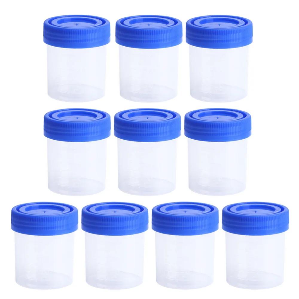 

10Pcs Urine Cups Practical Specimen Containers Phlegm Cup with Scale