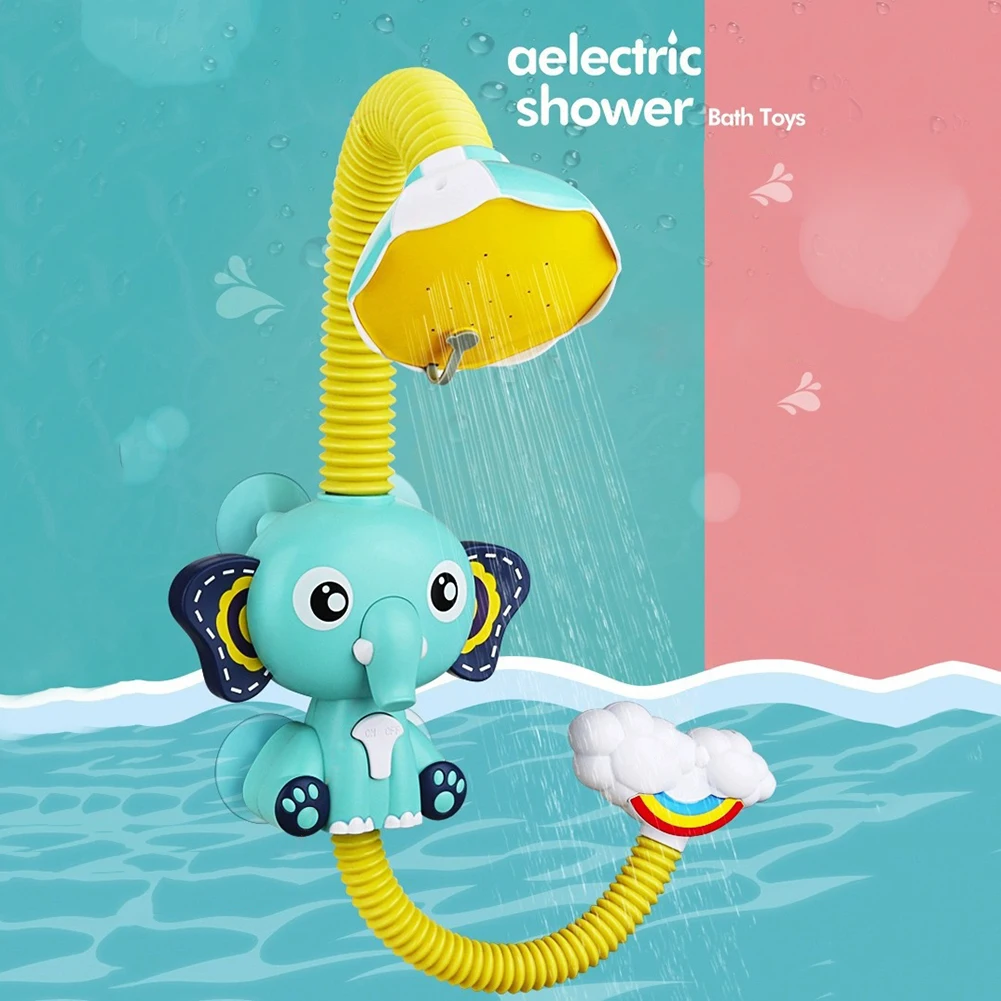 Cute Electric Elephant Water Pump with Baby Bath Shower Head Spout Rinser Kids Shower Toys Toddler Toys Baby Bath
Cute Electric Elephant Water Pump with Baby Bath Shower Head Spout Rinser Kids Shower Toys Toddler Toys Baby Bath