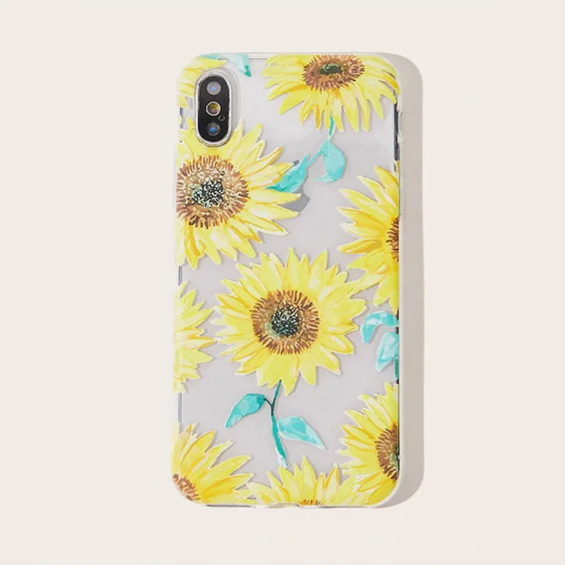 Summer Sunflower Transparent Tpu Apple Case iPhone 11 Pro Max 6 6s 7 8 Plus X XR XS Max Mobile Phone Cases
Summer Sunflower Transparent Tpu Apple Case iPhone 11 Pro Max 6 6s 7 8 Plus X XR XS Max Mobile Phone Cases