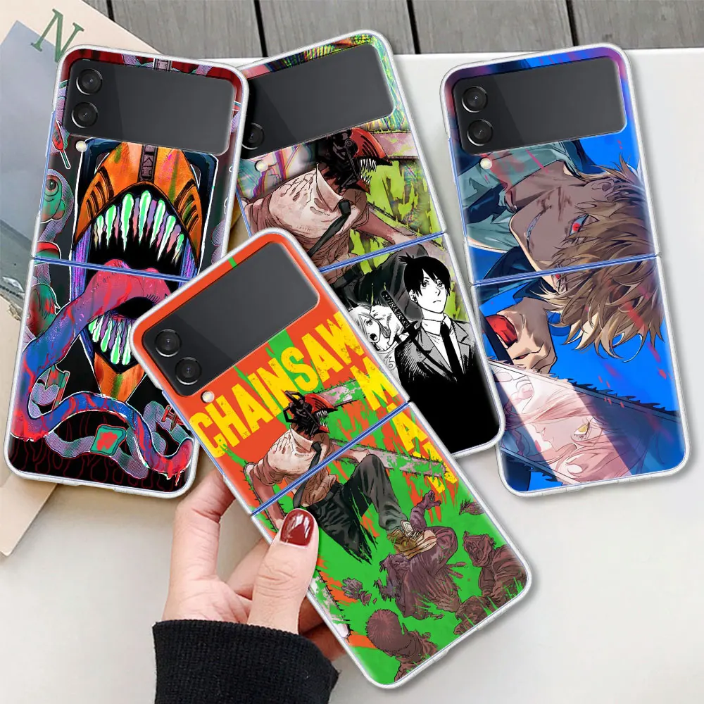 Clear Case for Samsung Z Flip3 5G Phone Cover for Galaxy ZFlip 3 Hard Silicone Funda For Z Flip3 Capa Chainsaw Man
Clear Case for Samsung Z Flip3 5G Phone Cover for Galaxy ZFlip 3 Hard Silicone Funda For Z Flip3 Capa Chainsaw Man