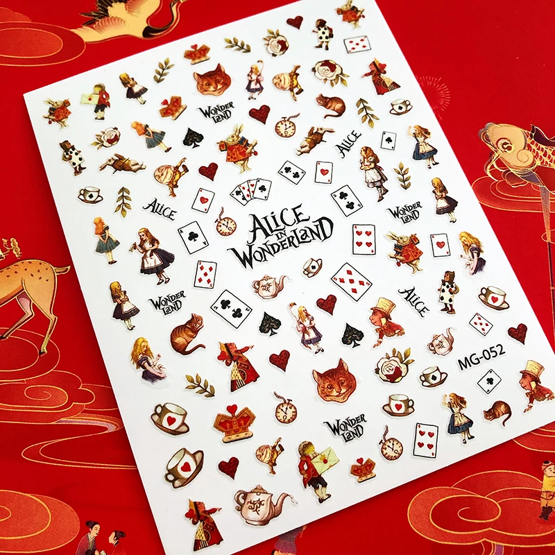 Alice Cartoon 3D Back glue Nail decal Nail sticker Nail decoration Nail art Nail tool Nail ornament MG37
Alice Cartoon 3D Back glue Nail decal Nail sticker Nail decoration Nail art Nail tool Nail ornament MG37