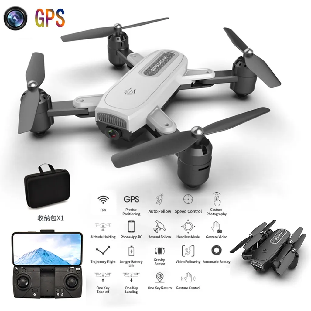 ZD8-GPS GPS Folding Drone WIFI FPV HD Camera Selfie Quadcopter GPS one-key return Multi-point flight plan Dropshipping 2020 NEW
ZD8-GPS GPS Folding Drone WIFI FPV HD Camera Selfie Quadcopter GPS one-key return Multi-point flight plan Dropshipping 2020 NEW