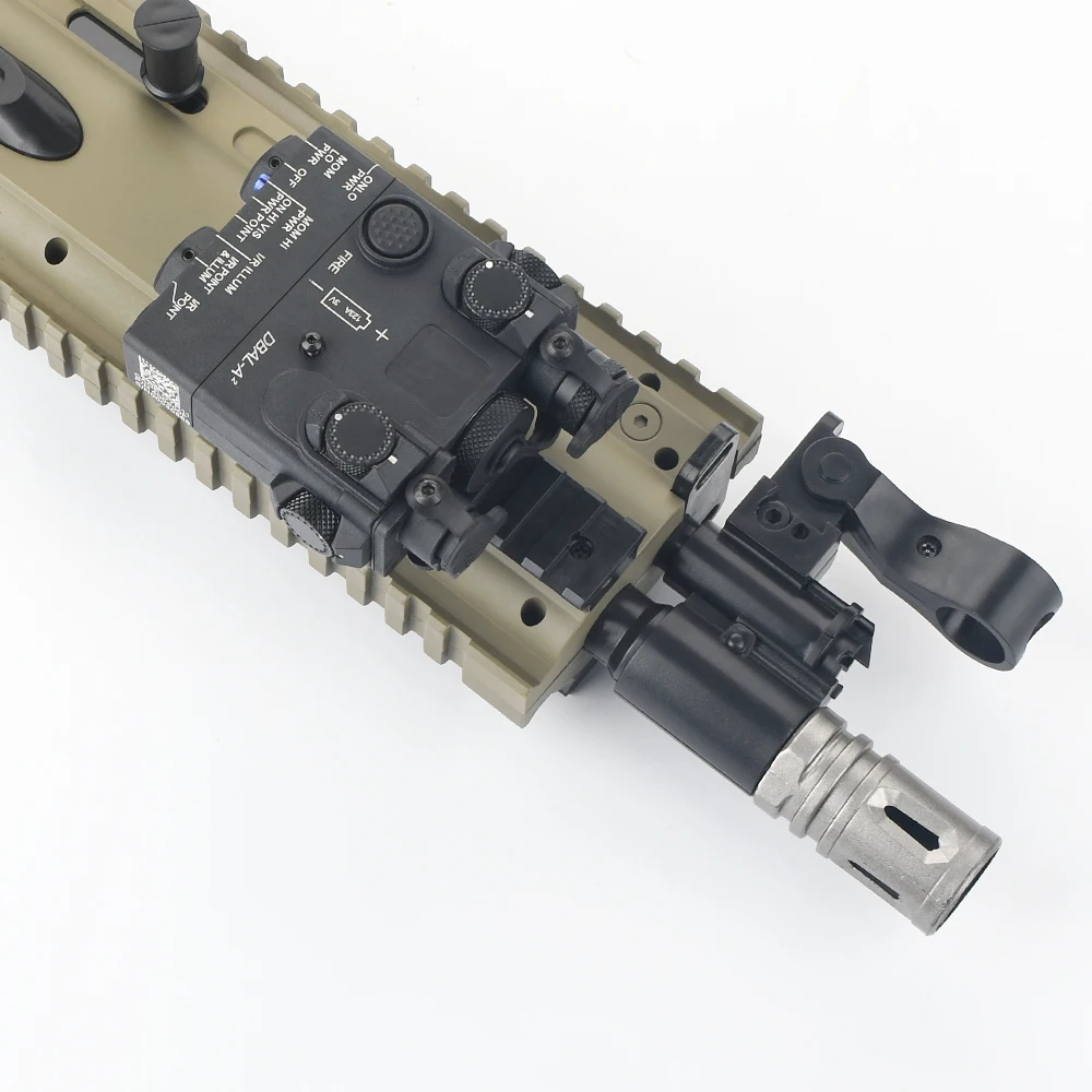 Airsoft Tactical Gun Light DBAL A2 Red Laser Sight White Flashlight Torch Rifle Hunting DBAL-A2 LED Arme Lanterna Weapon Light
Airsoft Tactical Gun Light DBAL A2 Red Laser Sight White Flashlight Torch Rifle Hunting DBAL-A2 LED Arme Lanterna Weapon Light