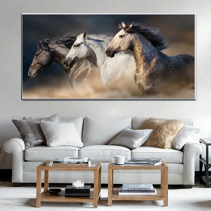 Running three horses canvas art painting animal wall art poster pictures living room home decoration cuadros mural painting
Running three horses canvas art painting animal wall art poster pictures living room home decoration cuadros mural painting