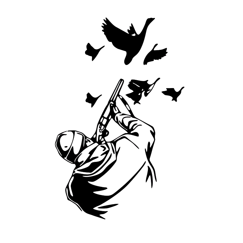 40331# Black Transparent 13x20 cm Vinyl Decal Hunter Car Sticker Waterproof Auto Decors on Car Body Bumper Rear Window 
40331# Black Transparent 13x20 cm Vinyl Decal Hunter Car Sticker Waterproof Auto Decors on Car Body Bumper Rear Window