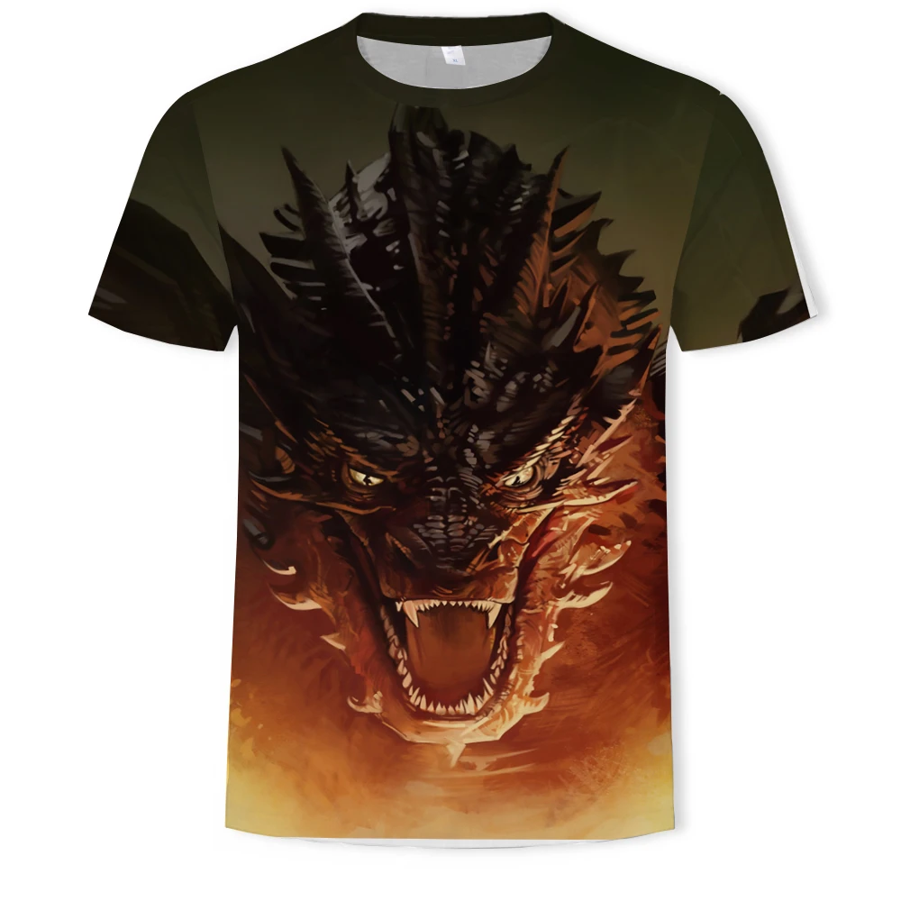 Dragon men and women fashion oversized T-shirt Phoenix summer O-neck personality breathable short-sleeved street 3D printing
Dragon men and women fashion oversized T-shirt Phoenix summer O-neck personality breathable short-sleeved street 3D printing