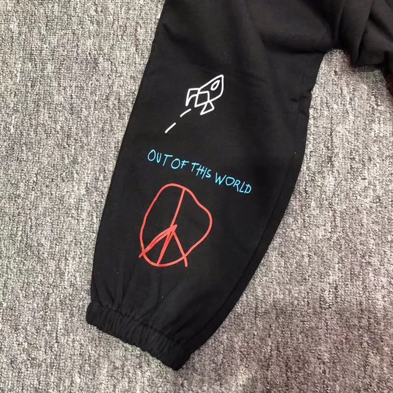Scott ASTROWORLD Travis Pants Women Men 1:1 High Quality Colored letters ASTROWORLD Streetwear Mens Joggers Sweatpants Trousers
Scott ASTROWORLD Travis Pants Women Men 1:1 High Quality Colored letters ASTROWORLD Streetwear Mens Joggers Sweatpants Trousers