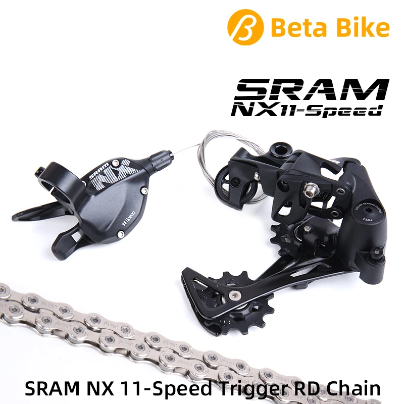 SRAM NX 1X11 11 скоростной MTB велосипедный групповой набор 3 комплекта правый рычаг переключения передач триггер задний Dearilleur SUMC цепь
SRAM NX 1X11 11 скоростной MTB велосипедный групповой набор 3 комплекта правый рычаг переключения передач триггер задний Dearilleur SUMC цепь
