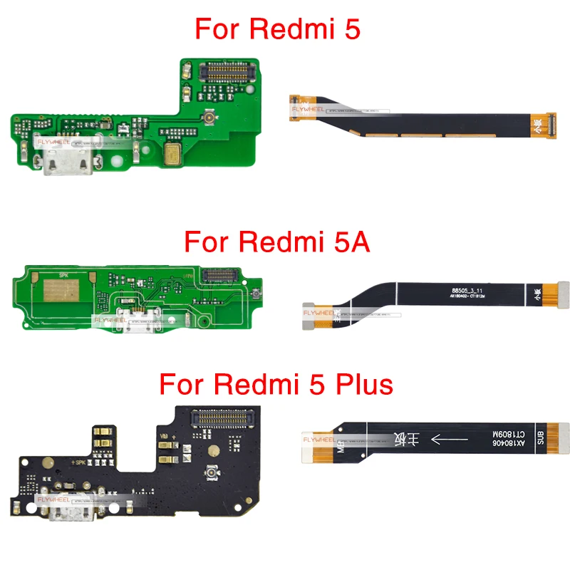 1 шт. основной разъем материнской платы ЖК дисплей гибкий кабель для Xiaomi Redmi 5 5A Plus