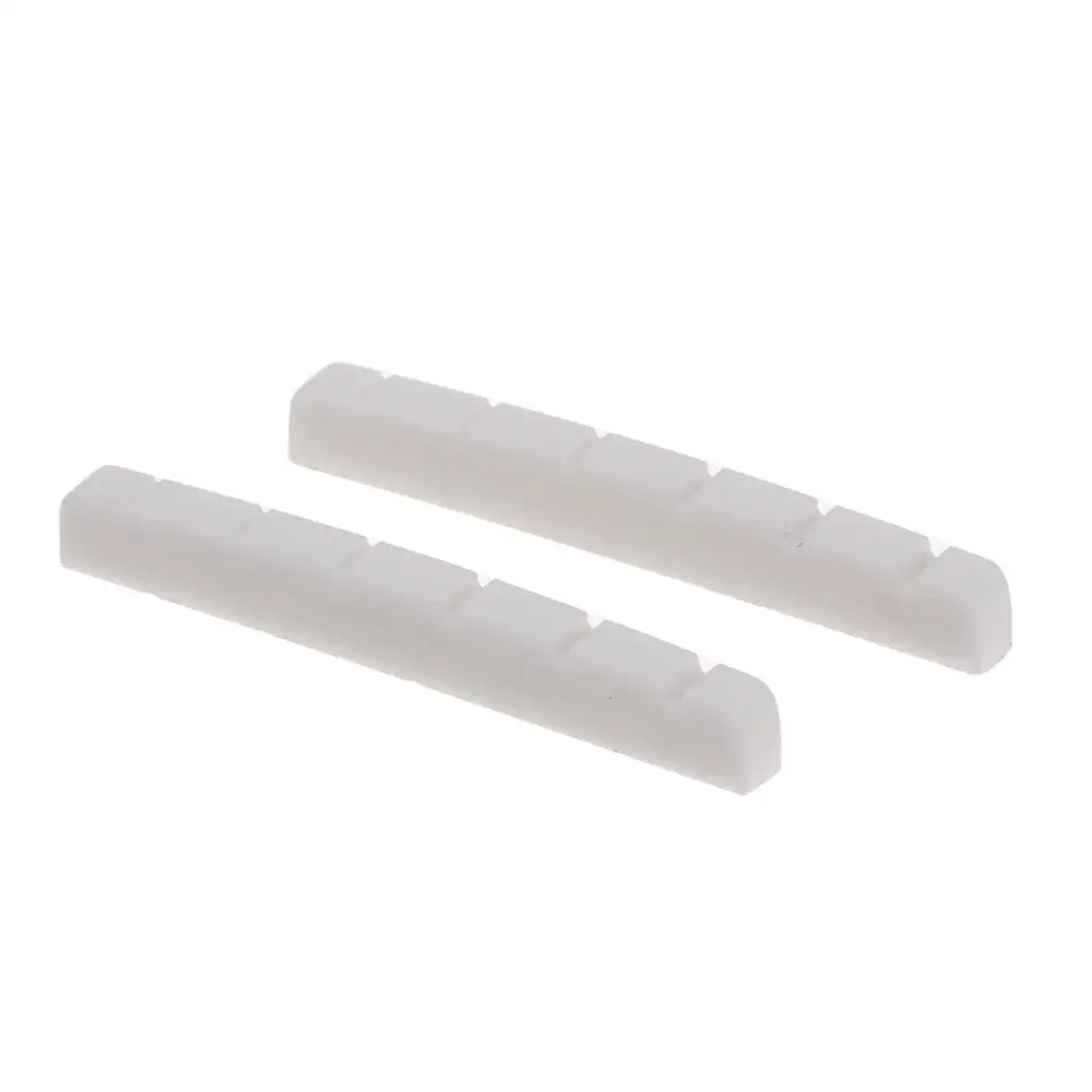 Musiclily Pro Urea Resin Plastic Slotted 42mm Electric Guitar Nuts Flat Bottom for 6-string Strat/ Tele Guitar, White (Set of 2)
Musiclily Pro Urea Resin Plastic Slotted 42mm Electric Guitar Nuts Flat Bottom for 6-string Strat/ Tele Guitar, White (Set of 2)