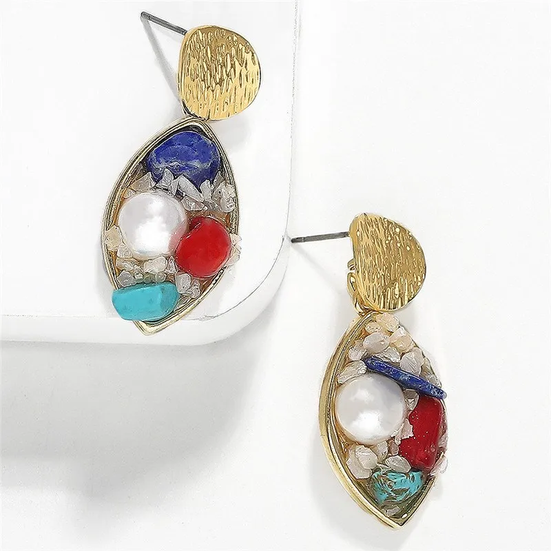 2019 New Fashion Geometric Long Drop Earrings Bohemia Handmade Big For Women Jewelry Gift | Украшения и аксессуары