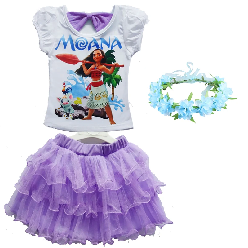 Baby Girls dress Cartoon Print Clothes 3Pcs/Set For Toddler Kids Moana Costume Birthday Party Clothing Tops+skirt Outfit+Wreath
Baby Girls dress Cartoon Print Clothes 3Pcs/Set For Toddler Kids Moana Costume Birthday Party Clothing Tops+skirt Outfit+Wreath