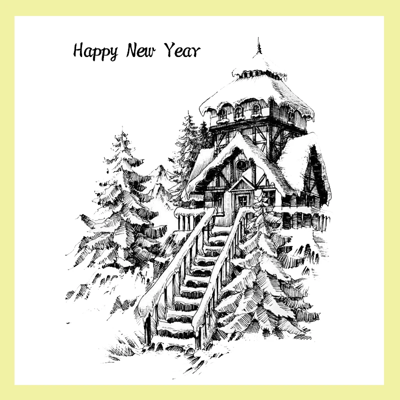 ZATWBS House In Snow Clear Stamps For DIY Scrapbooking/Card Making/Album Decorative Rubber Stamp Crafts
ZATWBS House In Snow Clear Stamps For DIY Scrapbooking/Card Making/Album Decorative Rubber Stamp Crafts