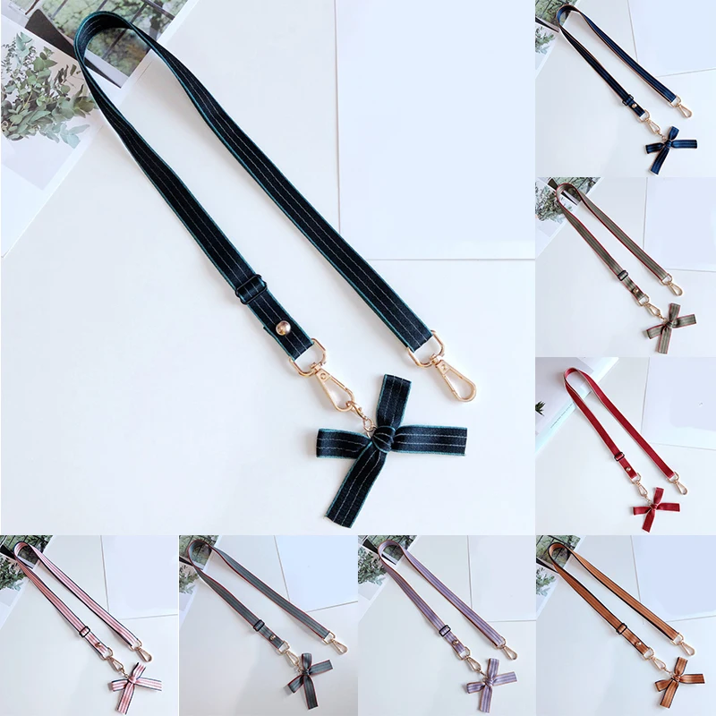 Fabric Bag Phone Strap Adjustable Shoulder Strap Soild Color Replacement Accessory Fashion Casual Stripe Bow Bag Belt 120cm
Fabric Bag Phone Strap Adjustable Shoulder Strap Soild Color Replacement Accessory Fashion Casual Stripe Bow Bag Belt 120cm