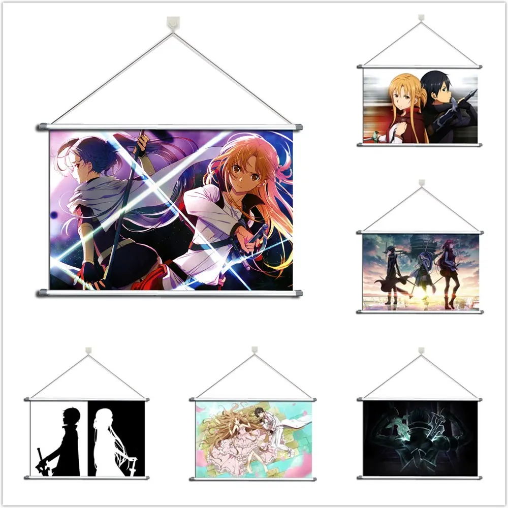 Меч искусство онлайн Kirito Yuuki Asuna Kirigaya Kazuto сплав тканевый настенный постер свиток
Меч искусство онлайн Kirito Yuuki Asuna Kirigaya Kazuto сплав тканевый настенный постер свиток