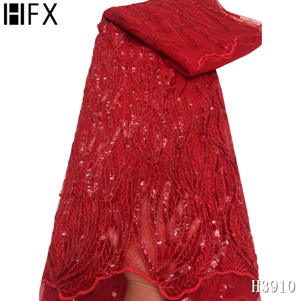 HFX Orange African Net lace French Sequin fabric Sequins lace fabrics 2020 Tulle fabric Embroidery lace for Wedding Dress F3910
HFX Orange African Net lace French Sequin fabric Sequins lace fabrics 2020 Tulle fabric Embroidery lace for Wedding Dress F3910