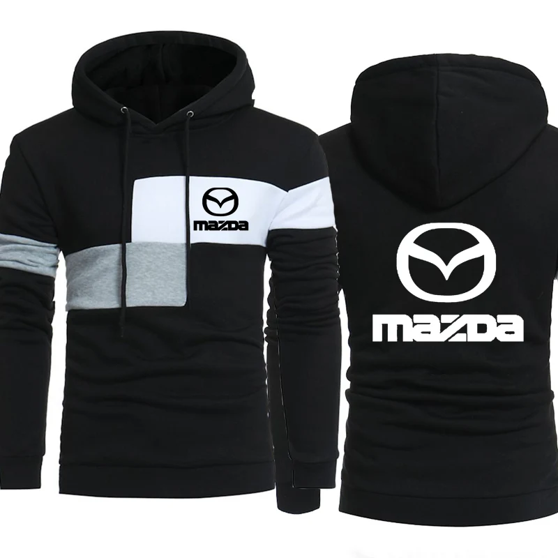 Spring Autumn Fashion New Men's hoodie Mazda Car Logo Printing Casual Splicing Cotton Sweatshirt High Quality Men's pullover
Spring Autumn Fashion New Men's hoodie Mazda Car Logo Printing Casual Splicing Cotton Sweatshirt High Quality Men's pullover