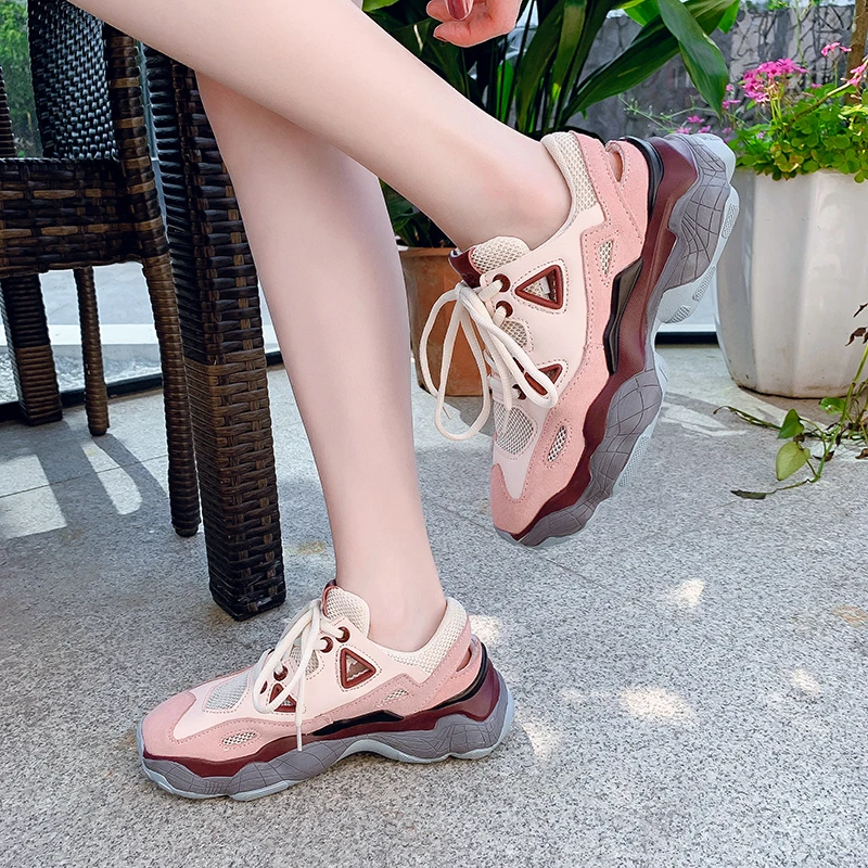 Inner increase thick bottom muffin leisure sports old shoes tide shoes 2020 spring and summer mesh breathable women's shoes Z624
Inner increase thick bottom muffin leisure sports old shoes tide shoes 2020 spring and summer mesh breathable women's shoes Z624