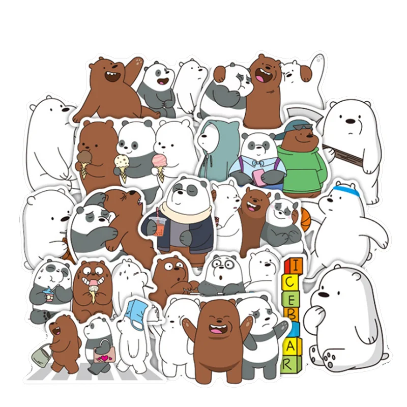 10/30/50 PCS cartoon cute bear graffiti suitcase trendy computer stickers notebook decoration children's toys wholesale
10/30/50 PCS cartoon cute bear graffiti suitcase trendy computer stickers notebook decoration children's toys wholesale