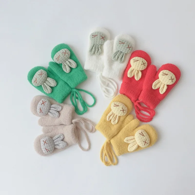 Autumn Winter Warm Baby Gloves Cartoon Bunny Baby Mittens Kid Girls Boy Full Finger Gloves Knitted Thick Children Toddler Mitten
Autumn Winter Warm Baby Gloves Cartoon Bunny Baby Mittens Kid Girls Boy Full Finger Gloves Knitted Thick Children Toddler Mitten