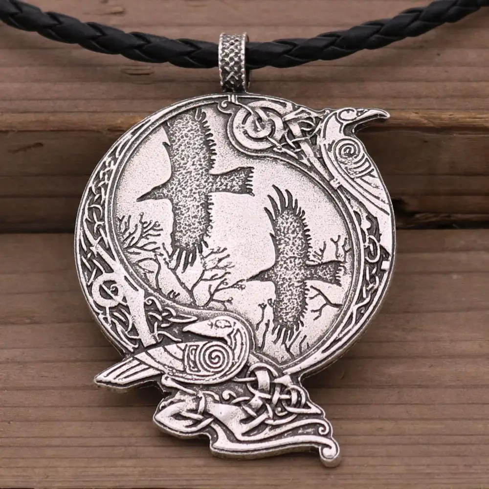 New Viking Crow Pendant Necklace Viking Jewelry Fashion Accessories Men and Women Retro Style Pendant Necklace
New Viking Crow Pendant Necklace Viking Jewelry Fashion Accessories Men and Women Retro Style Pendant Necklace