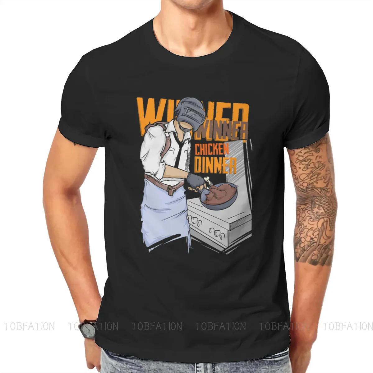 PUBG Eat Chicken 100% Cotton TShirts Merchandise Distinctive Homme T Shirt New Trend Tops Size S-6XL
PUBG Eat Chicken 100% Cotton TShirts Merchandise Distinctive Homme T Shirt New Trend Tops Size S-6XL