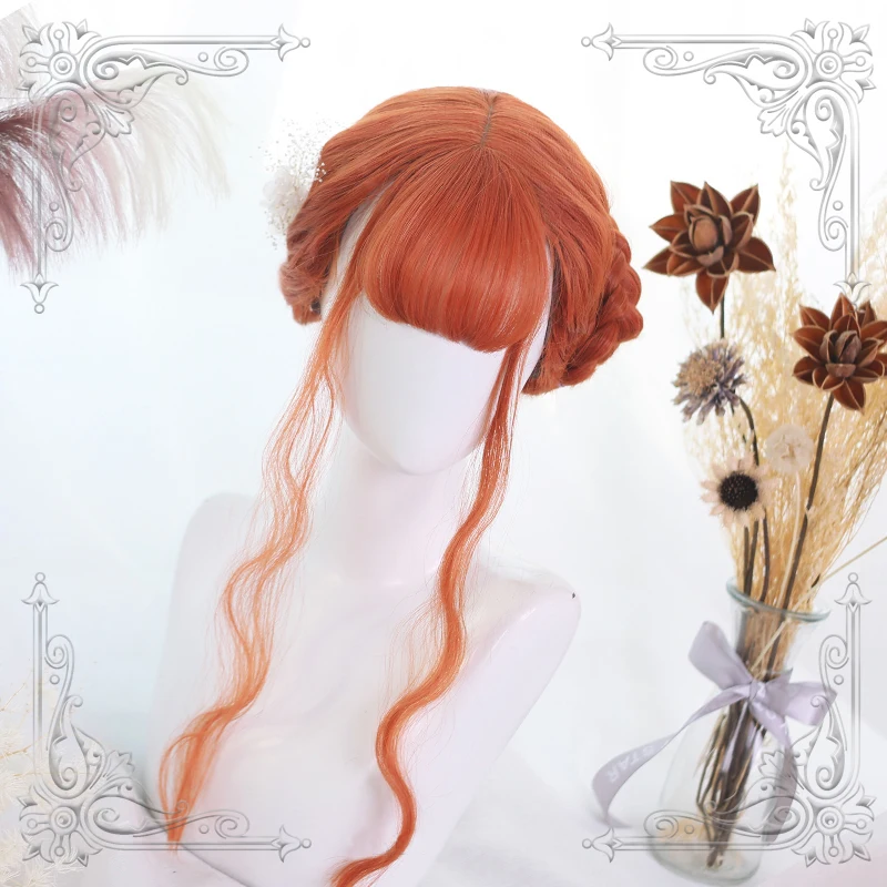 High Quality Soft Girl Lolita Bright Orange Long Curly Hair Egg Roll Air Bangs Wig
High Quality Soft Girl Lolita Bright Orange Long Curly Hair Egg Roll Air Bangs Wig