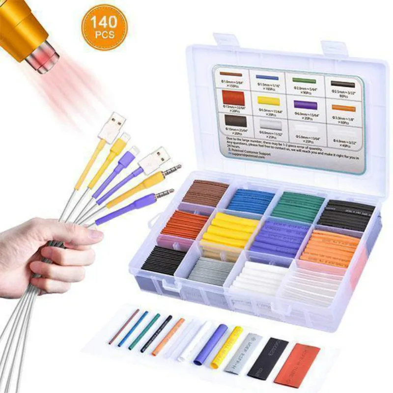 USB Cable Heat Shrinkable Tube Flame retardant heat Set Polyolefin Assorted Heat Shrink Tube Wire Cable Insulated Sleeving Tubin
USB Cable Heat Shrinkable Tube Flame retardant heat Set Polyolefin Assorted Heat Shrink Tube Wire Cable Insulated Sleeving Tubin