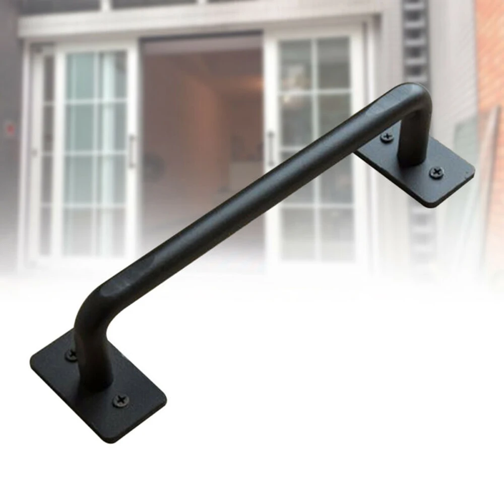 Hardware Iron Art Pull Garage Gate Door Handle Black Cast Iron Furniture Hardware Home Shed Garage For Sliding Barn Door Pull
Hardware Iron Art Pull Garage Gate Door Handle Black Cast Iron Furniture Hardware Home Shed Garage For Sliding Barn Door Pull