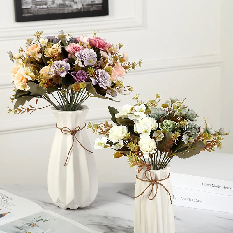 Искусственные цветы, букет роз для вечерние ринки, свадебного стола, Декор для дома «сделай сам», 1 шт. 
Искусственные цветы, букет роз для вечерние ринки, свадебного стола, Декор для дома «сделай сам», 1 шт.