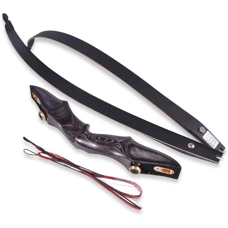 58" Recurve Bow 20lbs-50lbs Wooden Bow Riser Takedown Archery Bow and Arrow for Outdoor Shooting Training Hunting Accessories
58" Recurve Bow 20lbs-50lbs Wooden Bow Riser Takedown Archery Bow and Arrow for Outdoor Shooting Training Hunting Accessories