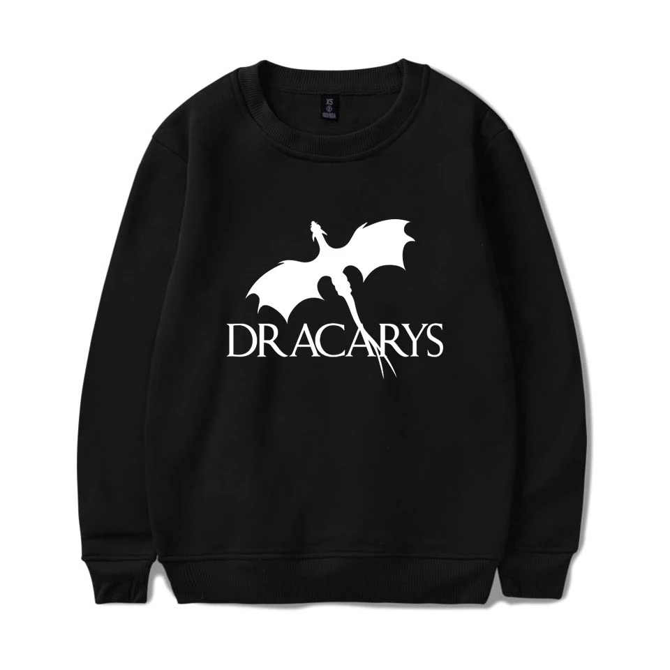 2019 New Fashion Dracarys sweatshirt Men Women Casual loose round neck cotton Dracarys hoodies Men's Black sweatshirts
2019 New Fashion Dracarys sweatshirt Men Women Casual loose round neck cotton Dracarys hoodies Men's Black sweatshirts