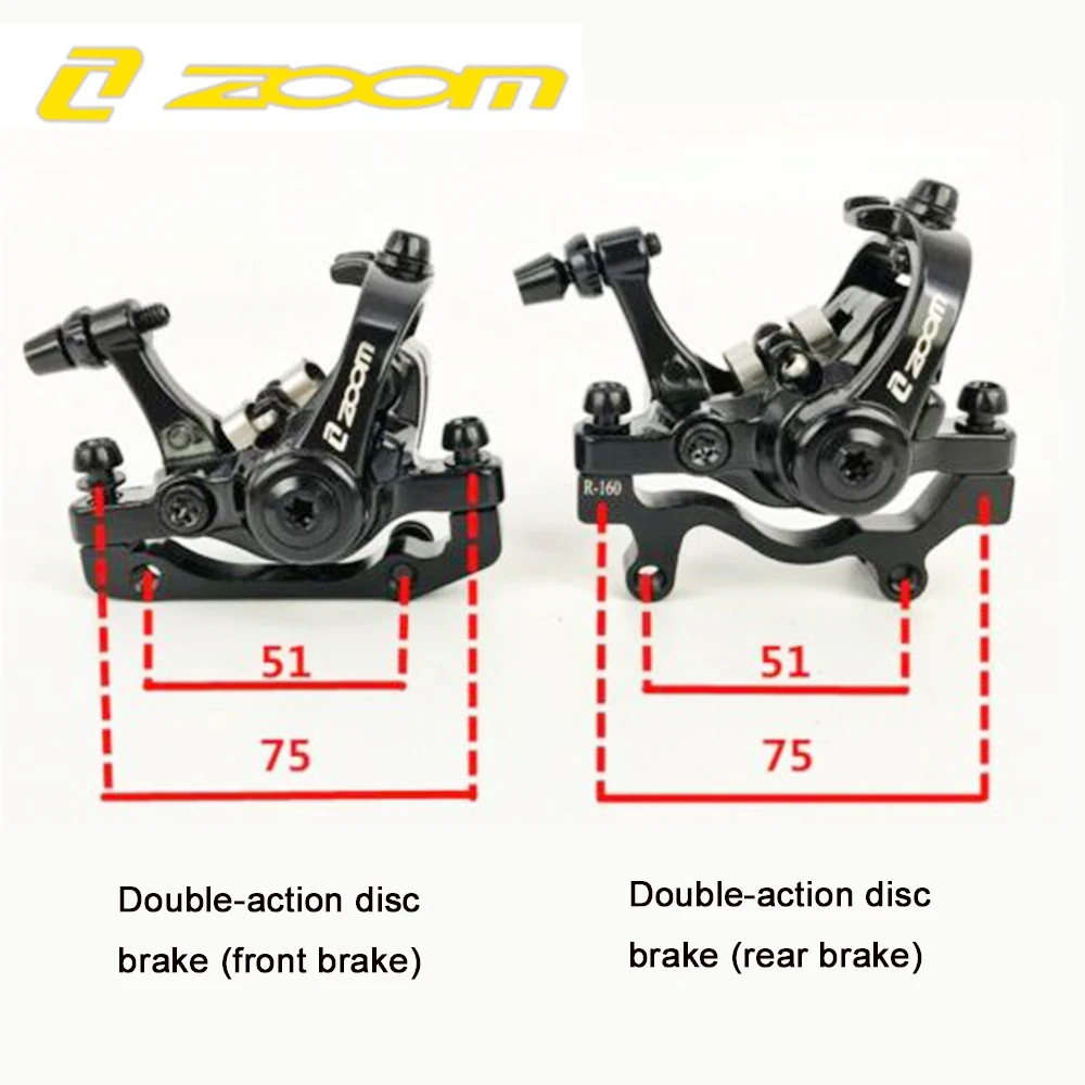 ZOOM DB-680 Bicycle Disc Brake Aluminum Alloy For Front Rear Brake Mountain Bike Mechanical Disc Brake with 160mm Rotor
ZOOM DB-680 Bicycle Disc Brake Aluminum Alloy For Front Rear Brake Mountain Bike Mechanical Disc Brake with 160mm Rotor