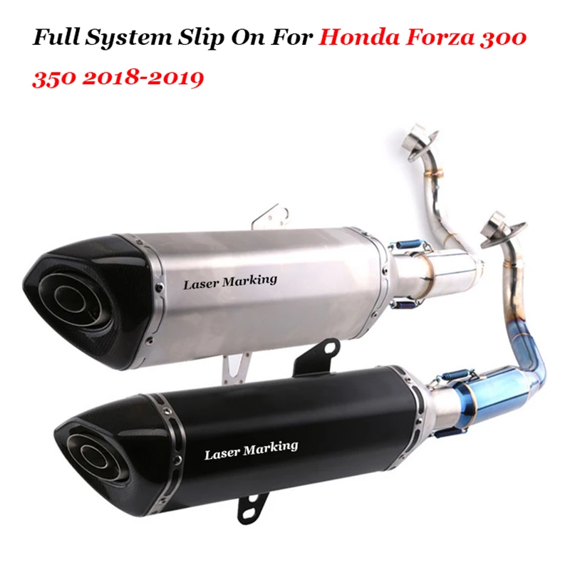 Slip on Motorcycle Exhaust Pipe Muffler With Modified Middle Front Link Pipe For Honda FOR300 2018 2019 Years
Slip on Motorcycle Exhaust Pipe Muffler With Modified Middle Front Link Pipe For Honda FOR300 2018 2019 Years