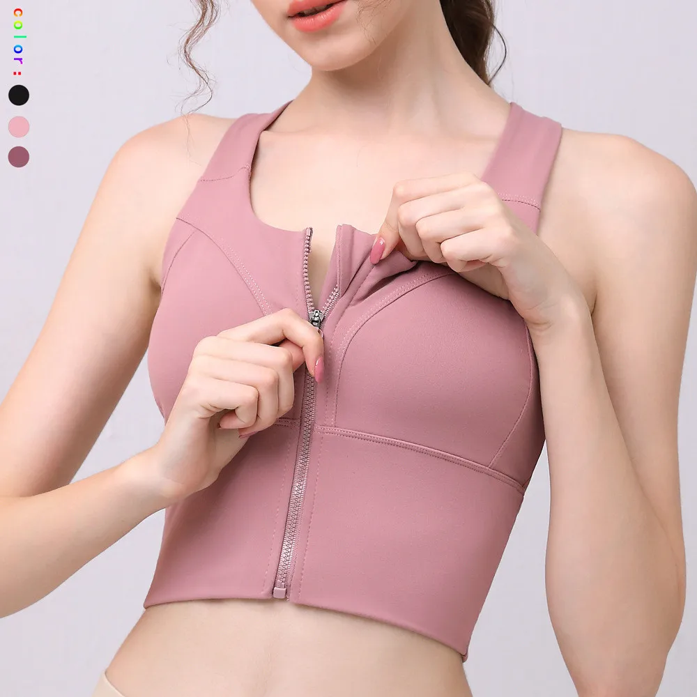 Красивое Спортивное нижнее белье на спине, Женский противоударный бюстгальтер на молнии спереди для бега и фитнеса, одежда для йоги с защит... 
Красивое Спортивное нижнее белье на спине, Женский противоударный бюстгальтер на молнии спереди для бега и фитнеса, одежда для йоги с защит...