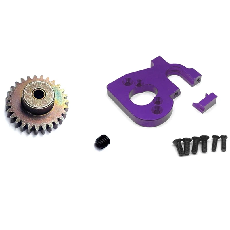 2 Set RC Car Part: 1 Set 27T Steel Motor Gear Upgrade Parts & 1 Set RC Car Metal Motor Mount Holder
2 Set RC Car Part: 1 Set 27T Steel Motor Gear Upgrade Parts & 1 Set RC Car Metal Motor Mount Holder