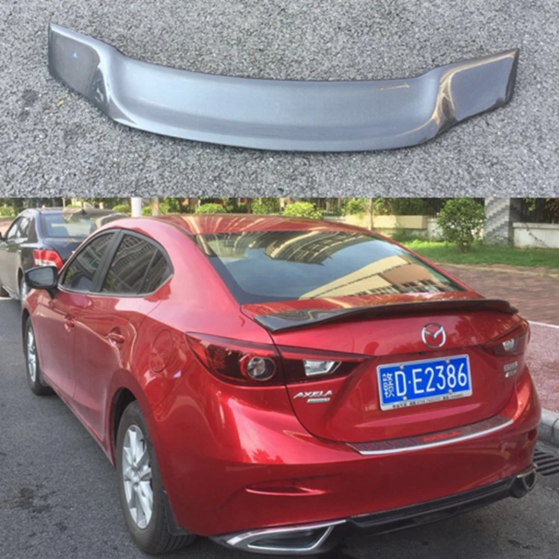 High Quality Carbon Fiber Rear Trunk Wing Spoiler Car Accessories Fit for Mazda 3 Axela Sedan 4Doors 2014 2015 2016
High Quality Carbon Fiber Rear Trunk Wing Spoiler Car Accessories Fit for Mazda 3 Axela Sedan 4Doors 2014 2015 2016