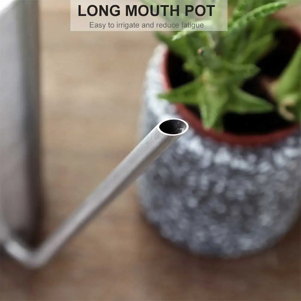 1.5L Stainless Steel Water Cans Succulents Potted Watering Kettle Greenhouse Garden Tool Outdoor Lawn Long Mouth Watering Pot
1.5L Stainless Steel Water Cans Succulents Potted Watering Kettle Greenhouse Garden Tool Outdoor Lawn Long Mouth Watering Pot