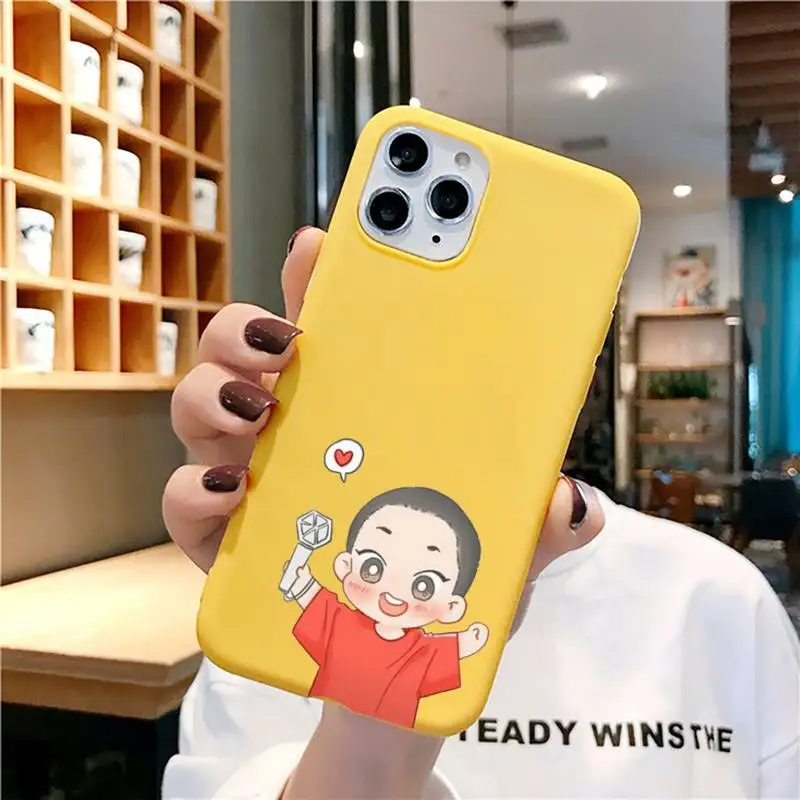 Cute cartoon Kpop exo Phone Case for iphone 11 Pro Max X XS Max XR Candy Color Soft Cover For iPhone 7 8 6 6S Plus Funda Cases
Cute cartoon Kpop exo Phone Case for iphone 11 Pro Max X XS Max XR Candy Color Soft Cover For iPhone 7 8 6 6S Plus Funda Cases