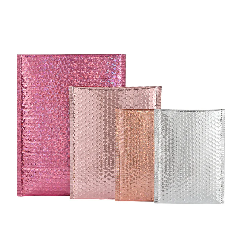 10PCS Holographic Foil Bubble Mailer Makeup Gift Bags Glamour Colorful Packaging Bubble Mailer Padded Shipping Mailing Envelope
10PCS Holographic Foil Bubble Mailer Makeup Gift Bags Glamour Colorful Packaging Bubble Mailer Padded Shipping Mailing Envelope