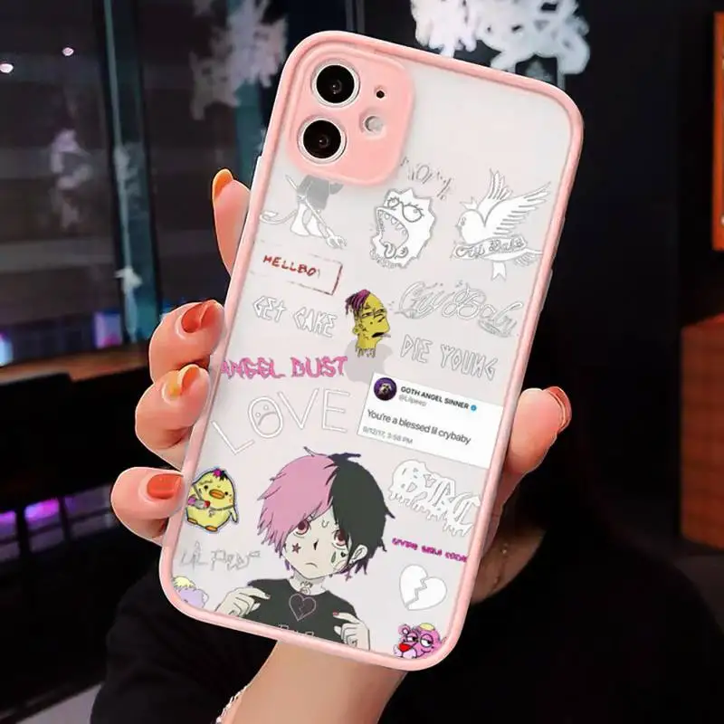 lil peep Phone Cases Matte transparent For Pink iPhone 12 Mini 11 Pro XR XS Max 7 8 Plus X Back Cover
lil peep Phone Cases Matte transparent For Pink iPhone 12 Mini 11 Pro XR XS Max 7 8 Plus X Back Cover
