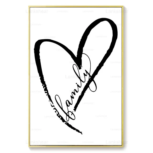 Scandinavian Style Home Love Poster Black And White Canvas Painting Wall Pictures For Living Room Nordic Decoration Home Art
Scandinavian Style Home Love Poster Black And White Canvas Painting Wall Pictures For Living Room Nordic Decoration Home Art