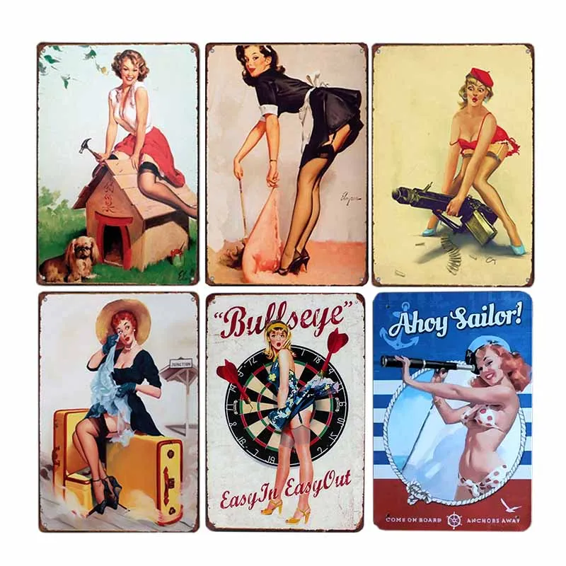 Sexy Girls Europe Beauties Poster Metal Iron Sign Art Paintings Bar Pub Garage Home Decoration Retro Tin Sign Craft Plate Plaque
Sexy Girls Europe Beauties Poster Metal Iron Sign Art Paintings Bar Pub Garage Home Decoration Retro Tin Sign Craft Plate Plaque