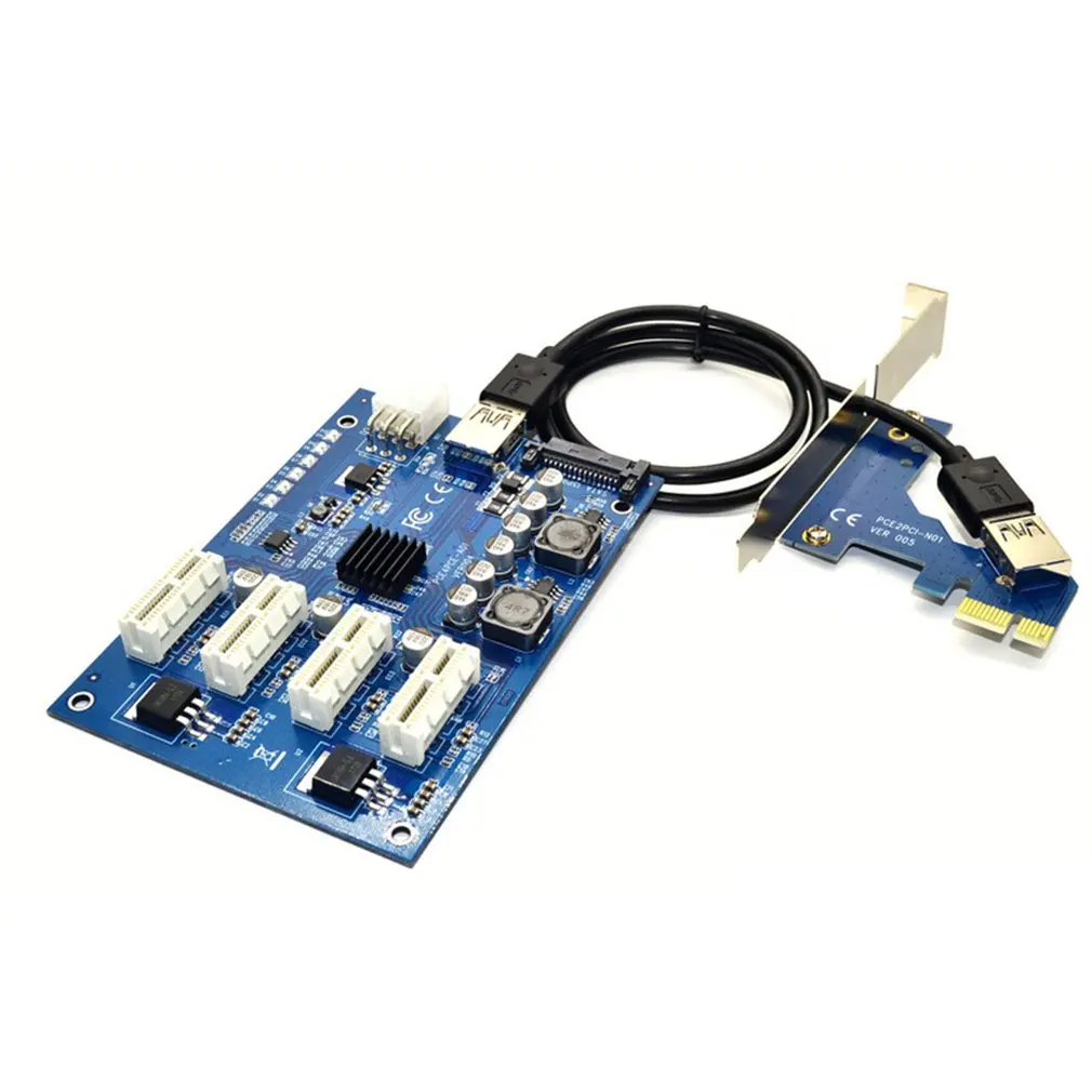 Expansion Card PCI-E 1 To 4 Adapter Card M2 Portable Expansion Card 4 Ports For All Windows Systems LINUX MAC
Expansion Card PCI-E 1 To 4 Adapter Card M2 Portable Expansion Card 4 Ports For All Windows Systems LINUX MAC