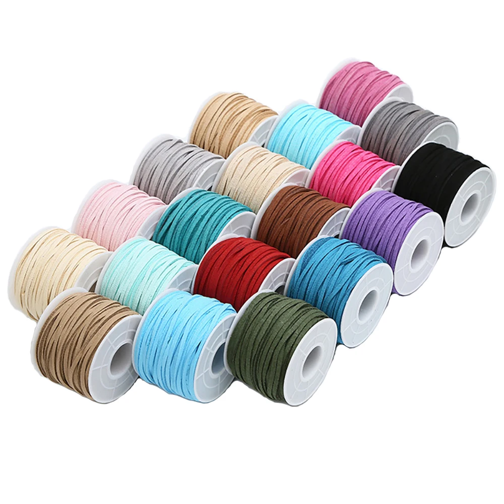 Chainho,Double Side Imitation Leather Suede Rope,String For DIY Necklace & Bracelet Hand-Woven,Hair Ornament Accessories,90 Yard
Chainho,Double Side Imitation Leather Suede Rope,String For DIY Necklace & Bracelet Hand-Woven,Hair Ornament Accessories,90 Yard