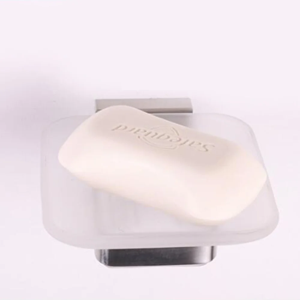 304 Stainless Steel Soap Holder Brushed Wall Mount Soap Dish Sponge Shower Tray Soap Rack Bathroom Accessories
304 Stainless Steel Soap Holder Brushed Wall Mount Soap Dish Sponge Shower Tray Soap Rack Bathroom Accessories