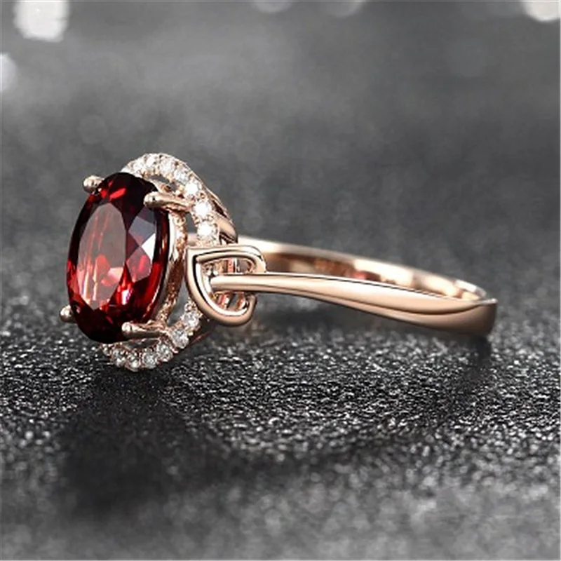 Hot Selling Creative 925 Sterling Silver Ruby Ring Rose Gold Color Caibao Crystal Ring Party Engagement Jewelry
Hot Selling Creative 925 Sterling Silver Ruby Ring Rose Gold Color Caibao Crystal Ring Party Engagement Jewelry