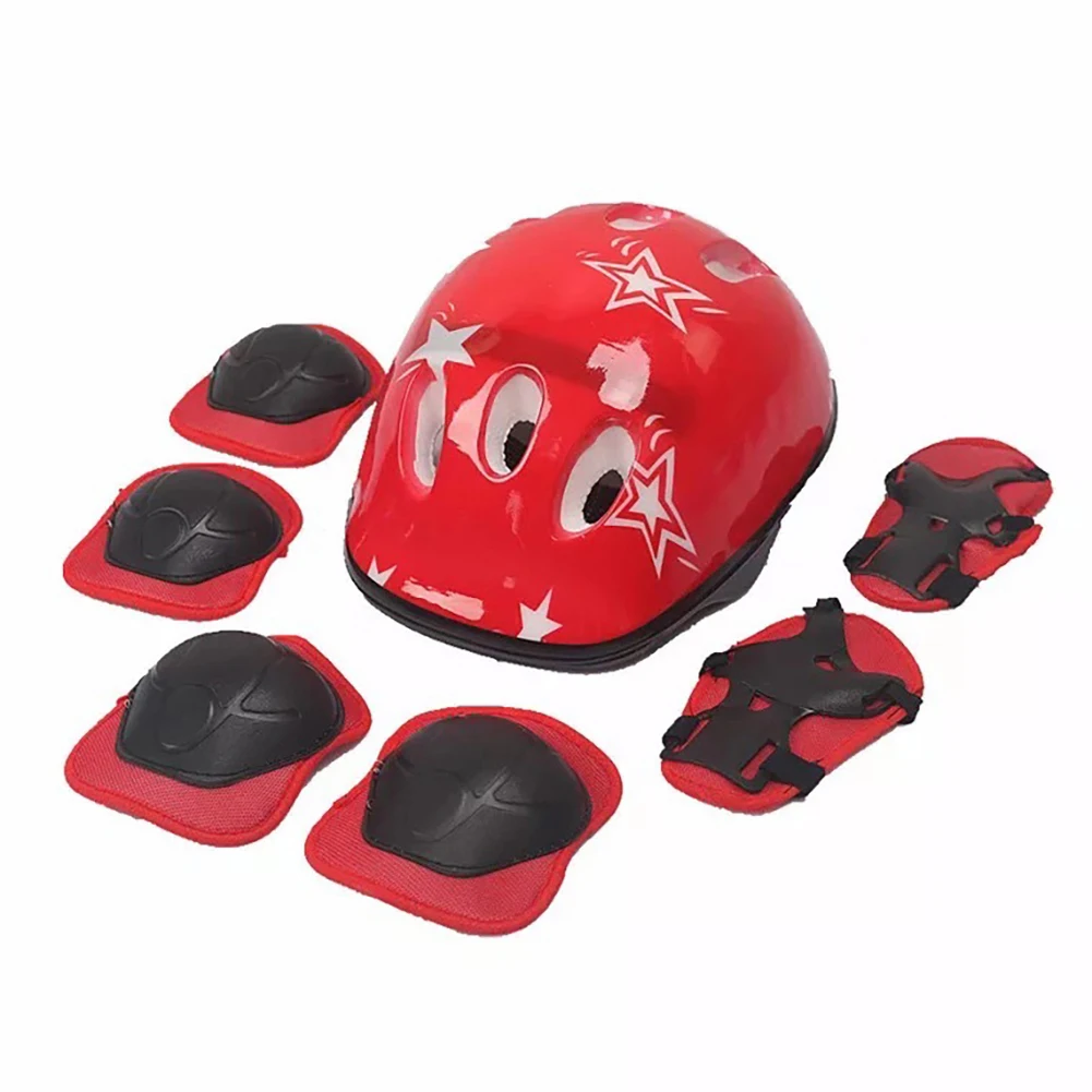 7 Pcs Skating Protective Gear Set Knee Wrist Guard Elbow pads Bicycle Skateboard Ice Skating Roller Knee Protector Guard For Kid
7 Pcs Skating Protective Gear Set Knee Wrist Guard Elbow pads Bicycle Skateboard Ice Skating Roller Knee Protector Guard For Kid