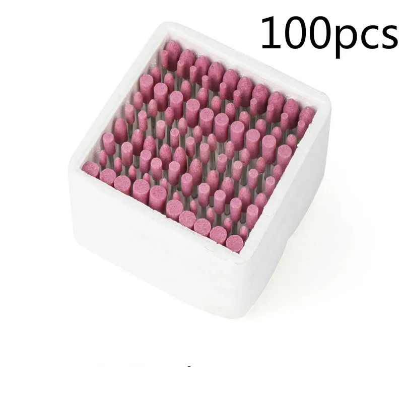 100 pcs/box Ceramic Mounted Point Stone Grinding Head Wheel Drill Rotary Tools Drill Grinding Head Tool
100 pcs/box Ceramic Mounted Point Stone Grinding Head Wheel Drill Rotary Tools Drill Grinding Head Tool